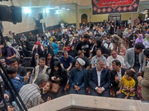 آیین گرامیداشت عید سعید قربان و دهه امامت و ولایت هیئت مذهبی حضرت فاطمه زهرا (س ) فارسی های مقیم برگزار شد .