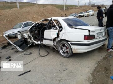سانحه رانندگی در جاده هراز یک کشته و چهار مصدوم برجا گذاشت