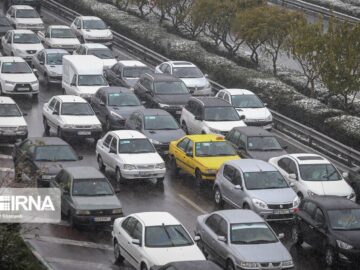 ترافیک پرحجم و روان در جاده‌های مازندران