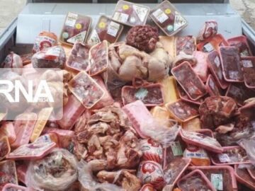 ۲ تن فرآورده‌ گوشتی غیربهداشتی در نیشابور کشف شد