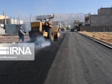۵۹ هزار متر مربع از محدوده بازآفرینی شهری گناباد آسفالت شد