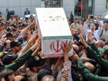 پیکر مطهر جانباز شهید در همدان تشییع شد
