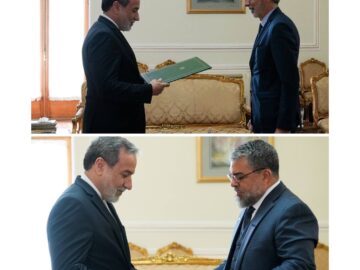 سفرای فرانسه و برزیل رونوشت استوارنامه خود را تقدیم عراقچی کردند