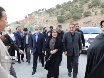 وزیر راه و شهرسازی از پروژه باند دوم تونل آزادی ایلام بازدید کرد