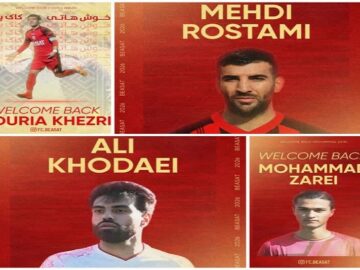 ۴ بازیکن جدید جذب تیم فوتبال بعثت کرمانشاه شدند