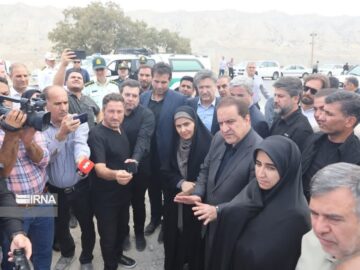 بازدید وزیر راه و شهرسازی از مسیر رانشی «ماربره» مسیر ایلام به مهران