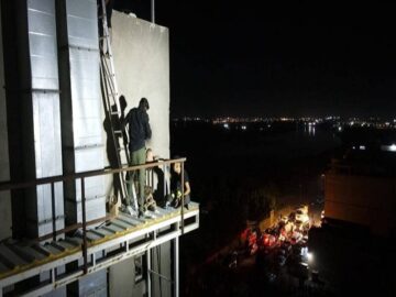 آتش‌سوزی مرکز تجاری در شهر «کوت» عراق دهها کشته و زخمی بر جا گذاشت + فیلم