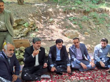 بازدید معاون رئیس جمهور از روستای قمچقای بیجار