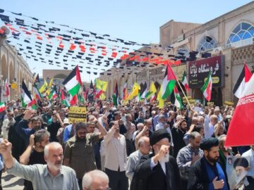 راهپیمایی جمعه های خشم در یزد برگزار شد