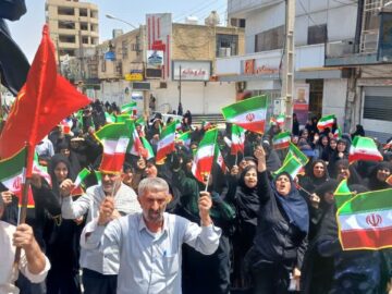 فیلم- فریاد خشم گچسارانی‌ها علیه صهیونیسم در “جمعه نصر”