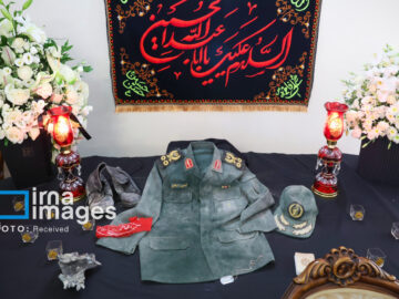 مراسم چهلمین روز شهادت سپهبد سلامی برگزار شد