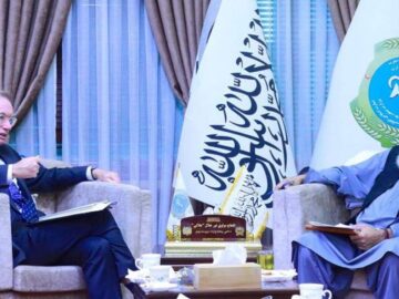بررسی نظام سلامت افغانستان در دیدار نماینده انگلیس با مقامات طالبان