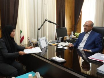 بررسی مشکلات زیرساختی شهر مرزی نوسود در دیدار شهردار با استاندار کرمانشاه