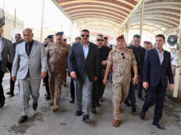 بازدید وزیر کشور عراق از گذرگاه منذریه