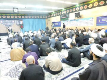 مراسم شهادت امام سجاد (ع) در ۱۰۰ نقطه یزد برگزار شد