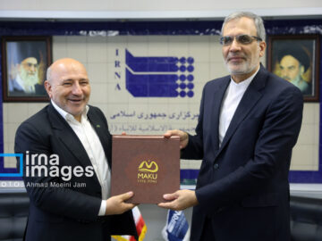 بازدید مدیرعامل منطقه آزاد ماکو از خبرگزاری ایرنا