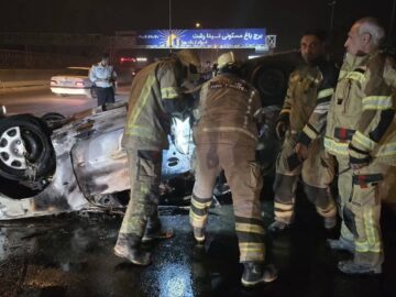 ۴۸ درصد تصادفات فوتی شبانه در چهار بزرگراه اصلی تهران رخ می‌دهد