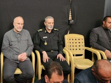 مراسم چهلمین روز شهادت سپهبد باقری برگزار شد