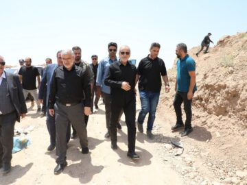 بازدید رئیس‌جمهور از سد کرج و پروژه خط انتقال آب زیاران به بیلقان 