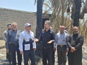 حمایت مالی از مالکان خانه‌های آسیب‌دیده در منیوحی اروندکنار آغاز شد