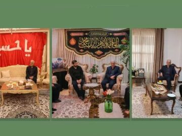 وزیر کشور با خانواده شهیدان شادمانی، ربانی و محرابی دیدار کرد