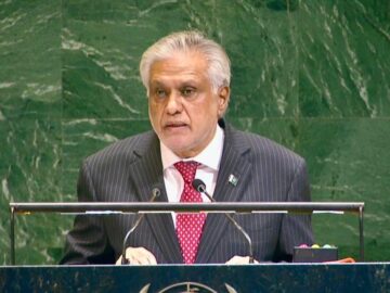 وزیر خارجه پاکستان: زمان تشکیل کشور فلسطین فرا رسیده است