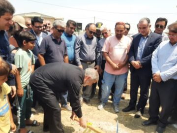 آغاز ساخت چهار پروژه ورزشی در گنبدکاووس با حضور نایب‌رئیس مجلس