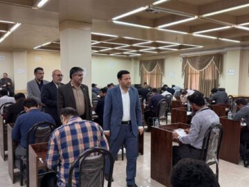 نخستین آزمون جذب اختصاصی قضات بومی در بوشهر برگزار شد