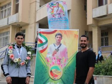 قهرمان تکواندو:نبود هوگو و کلاه الکترونیکی چالش تکواندوکاران چهارمحال و بختیاری است