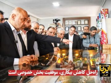 فیلم| وزیرکار: راه‌حل کاهش بیکاری، موفقیت بخش خصوصی است