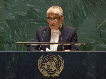 ایران خواستار آتش‌بس در غزه، صلح عادلانه و پایدارو عضویت کامل فلسطین در سازمان ملل شد+فیلم