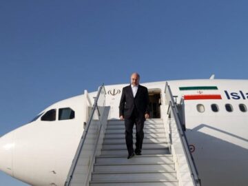 قالیباف وارد فرودگاه مهرآباد تهران شد