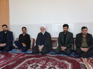 فیلم| تجلیل از خانواده شهید حمله رژیم صهیونیستی در راور