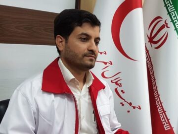 اعزام فوری ۶ تیم عملیاتی هلال احمر به محل آتش سوزی مجتمع ونوس انزلی