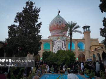 اعلام ویژه برنامه‌های سالروز شهادت حضرت علی بن حمزه(ع) در شیراز