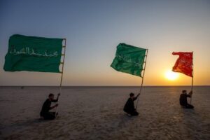 آغاز رسمی راهپیمایی اربعین از راس البیشه عراق + فیلم