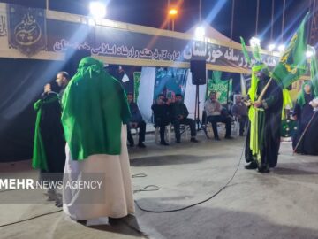 رونمایی از پوستر ششمین سوگواره ملی تئاتر میدانی و تعزیه اربعین حسینی