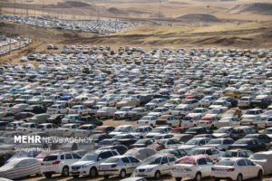 نظارت ۲۴ ساعته پلیس بر پارکینگ‌های اربعین در قصرشیرین