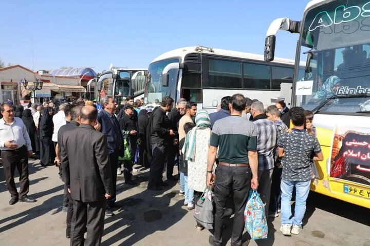 تمرچین مهیای اربعین حسینی؛ آغاز تردد رسمی ناوگان مسافری به اربیل عراق