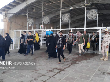 تردد ۱۰۵ هزار نفر از مرز مهران طی اول ماه صفر تاکنون
