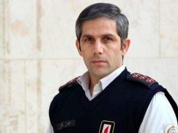 حریق انبار کفش در محدوده پل روشندلان تهران