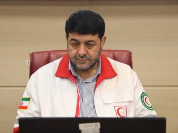 نشست خبری رئیس جمعیت هلال احمر با اصحاب رسانه