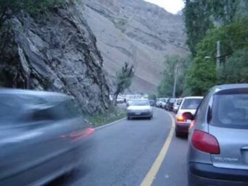 تردد عادی و روان در راه مازندران