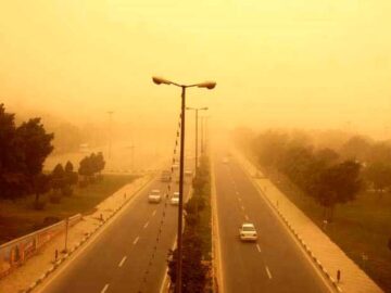 پیش‌بینی وزش باد و خیزش گرد و خاک محلی در چهارمحال و بختیاری