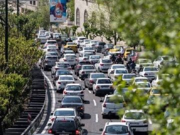 وضعیت ترافیک و تردد در معابر و بزرگراه‌های پایتخت