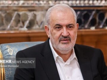 افتتاح مخزن آب ۱۰ هزار متر مکعبی نسیم شهر با حضور وزیر نیرو