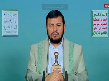 رهبر انصارالله: اعراب بیدار شوند؛ حمایت یمن از غزه ادامه دارد