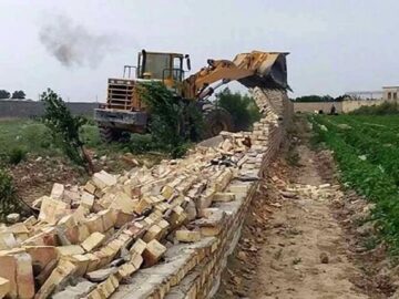 ۴۰ فقره تغییر کاربری غیرمجاز در مزارع کلاردشت تخریب شد