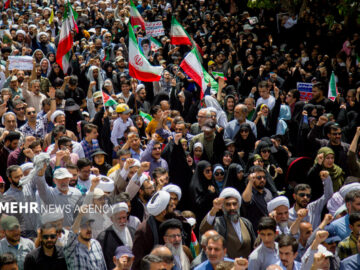 برگزاری راهپیمایی «جمعه‌های خشم و نصر» در حمایت مظلومان غزه در قم