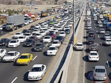 آخرین وضعیت ترافیکی و تردد در معابر و بزرگراه‌های پایتخت